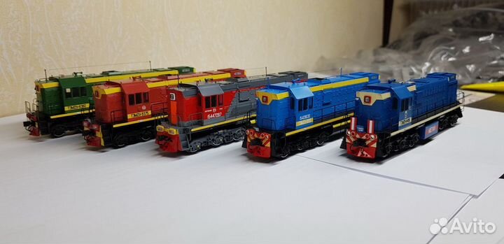 Модель тепловоза тэм2у масштаб тт 1:120