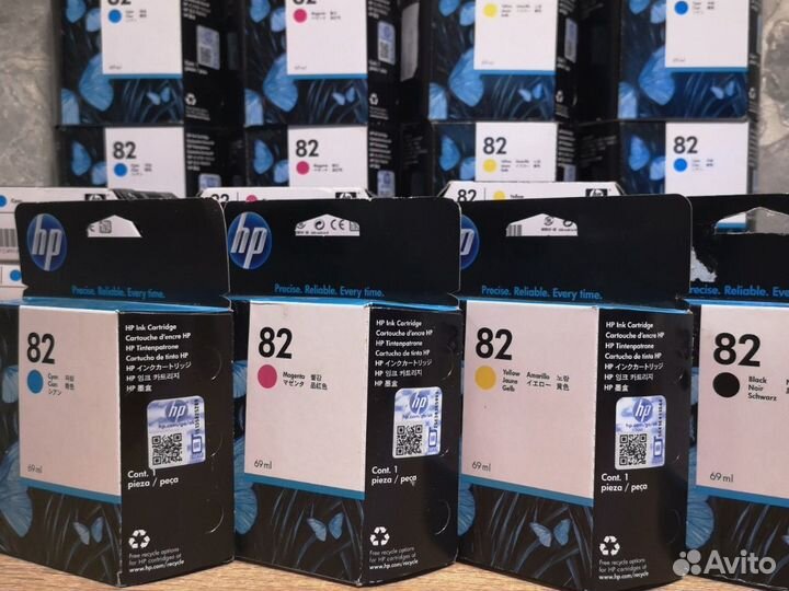 Картриджи hp 82 69ml