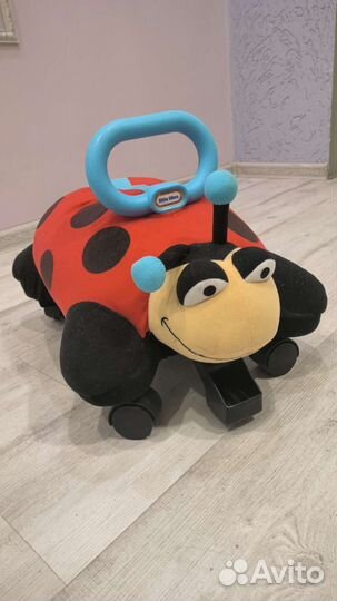 Божья коровка игрушка каталка для детей