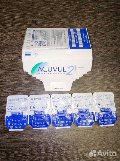 Линзы контактные acuvue