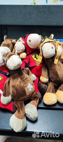 Мягкие игрушки лошади