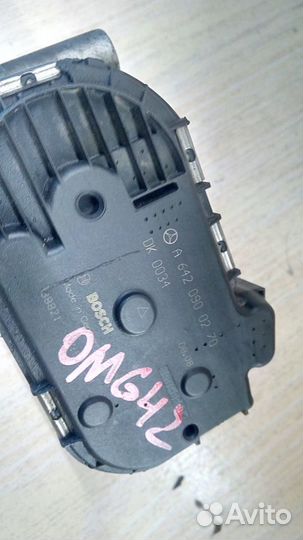 Заслонка дроссельная Mercedes-Benz CLS OM642