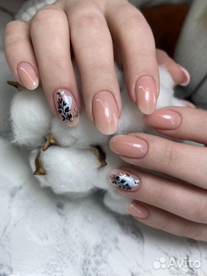 Маникюр, покрытие гель лак. Парнас