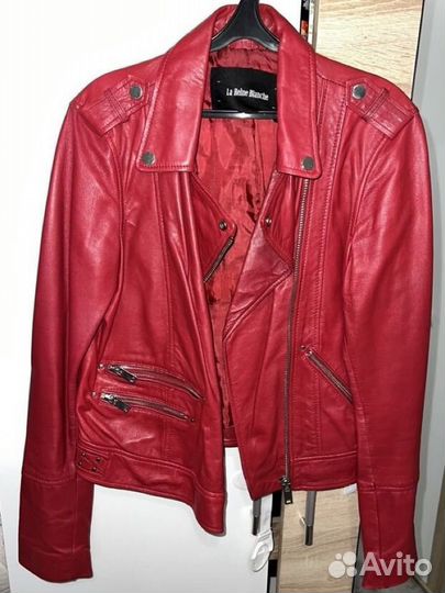 Куртка кожаная женская 42