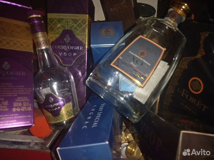 Бутылка из под коньяка