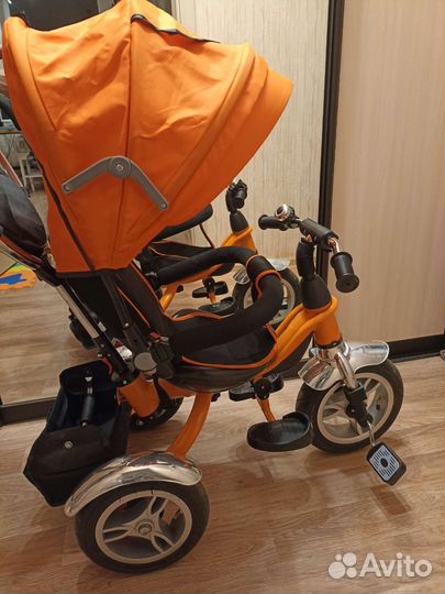 Детский велосипед с родительской ручкой