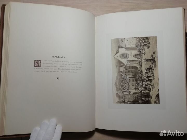 1878 год. Бретань. 35 гравюр Биркет Фостер 38х28см