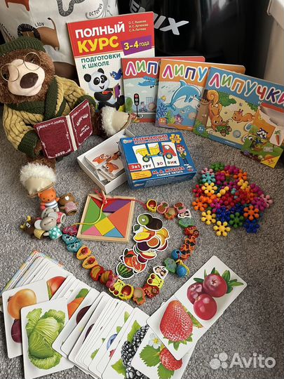 Игры с липучками, карточки, игры для моторики