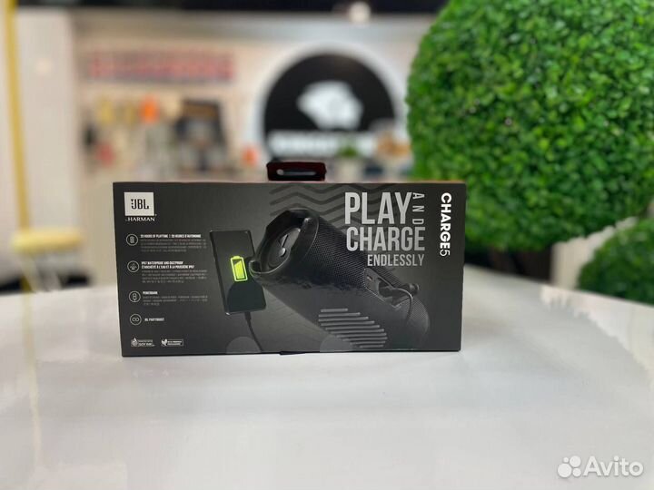 Портативная акустика JBL charge 5 черный