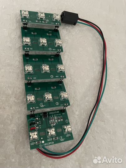 Диодная плата фонаря для Лада Приора