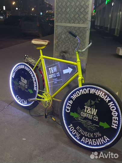 Реклама на Велосипеде