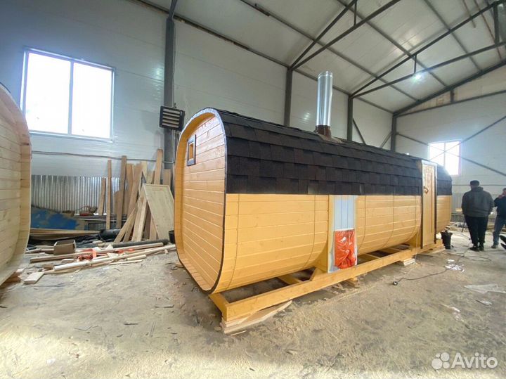 Бани-бочки квадро с доставкой