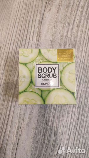 Скраб для тела огуречный