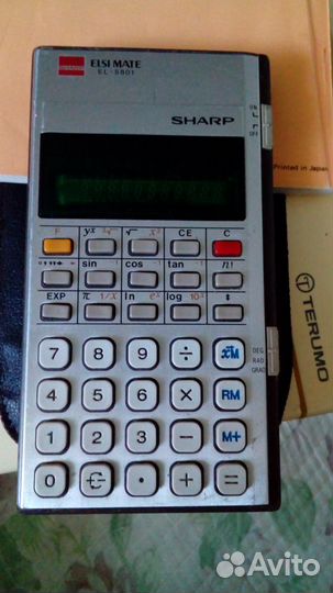 Калькулятор Sharp EL-5801 винтаж