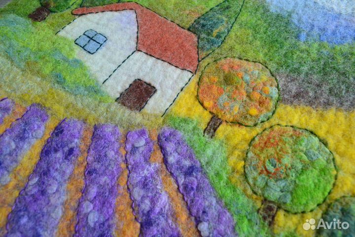 Cумка валяная из шерсти ручная работа