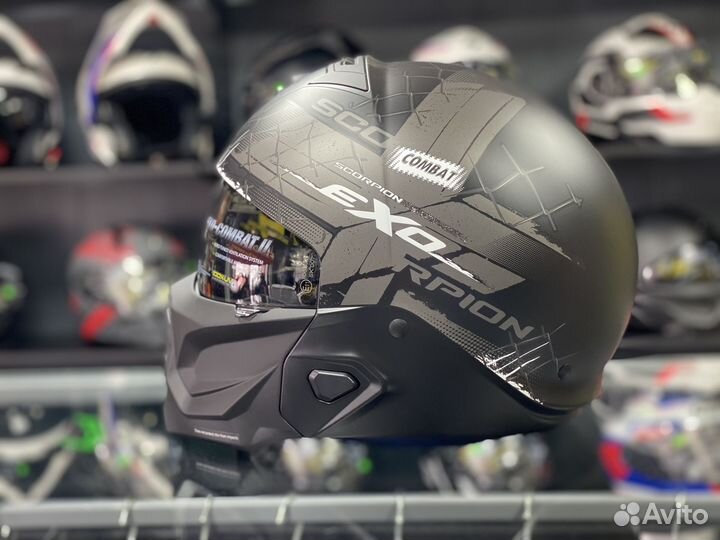 Мотошлем Scorpion Exo Combat 2 Xenon
