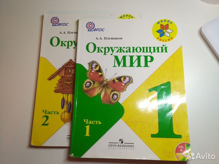 Окружающий мир 1 класс плешаков 2 части