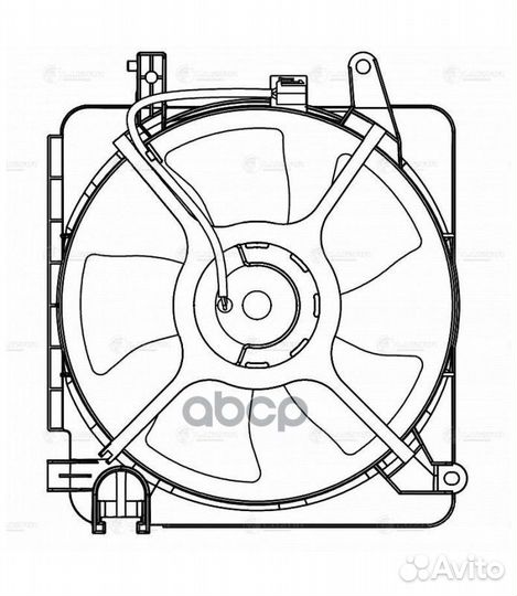 Э/вентилятор охл. LFK0501 luzar