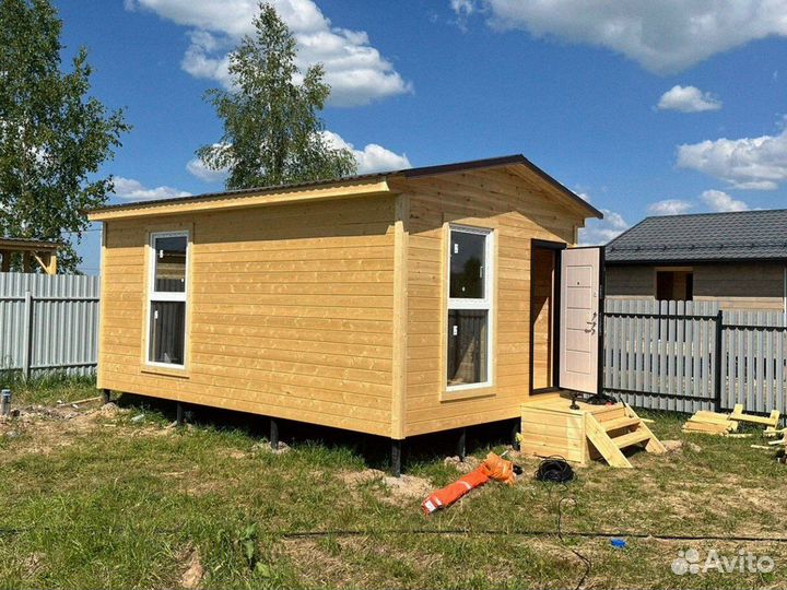 Бытовка 7х4м с верандой