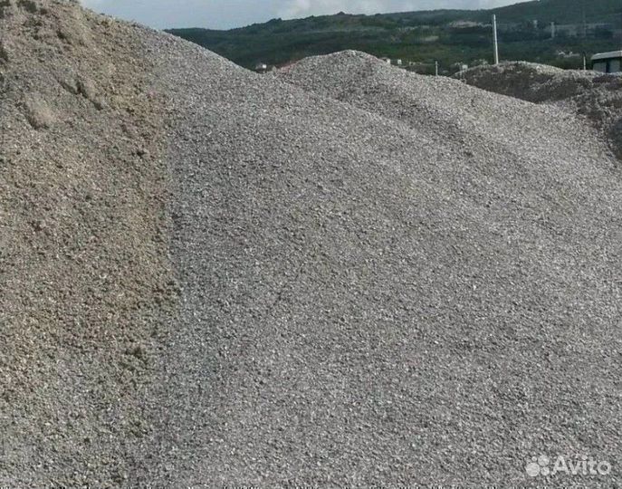 Отсев гранитный самосвалами
