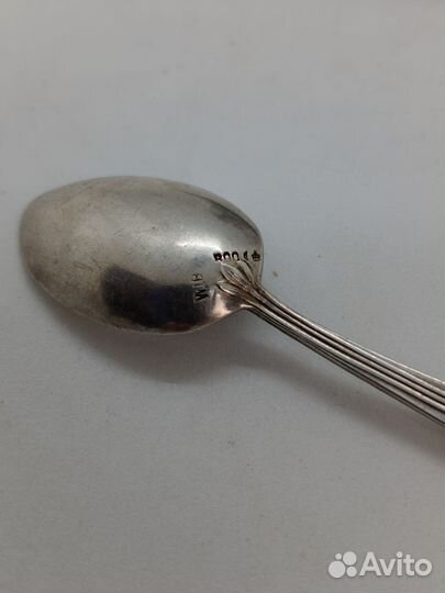 Кофейная пара 800 проба серебра Модерн