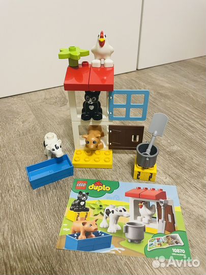 Lego duplo Ферма: домашние животные 10870