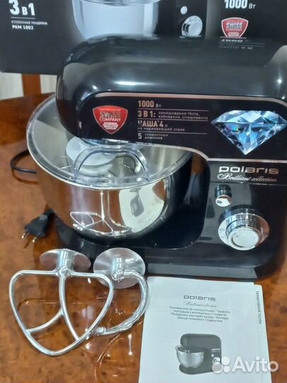 Планетарный миксер polaris PKM 1002 brilliant