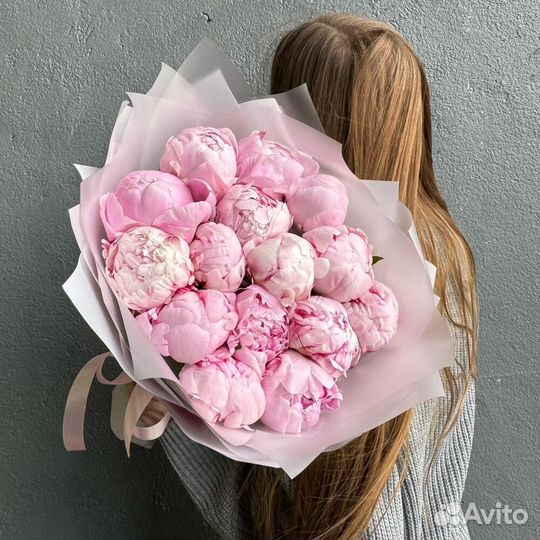 Пионы / Букет пион 29 49 69 101 цветы с доставкой