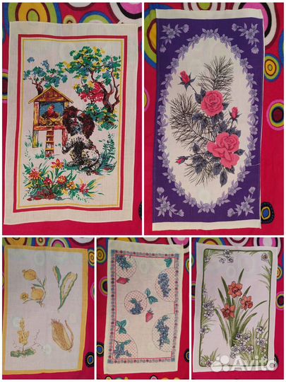 Полотенца, салфетки новые лен СССР