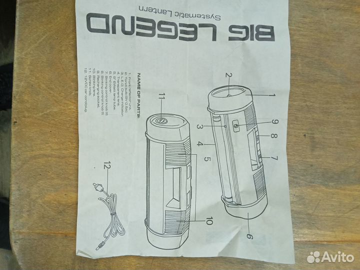 Автомобильный аварийный фонарь