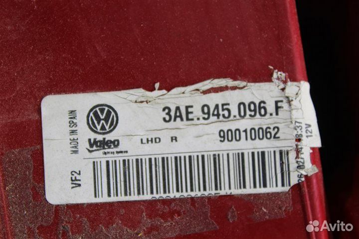 Фонарь задний правый Volkswagen Passat B7 caxa