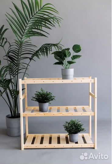 Стеллаж для цветов на подоконник