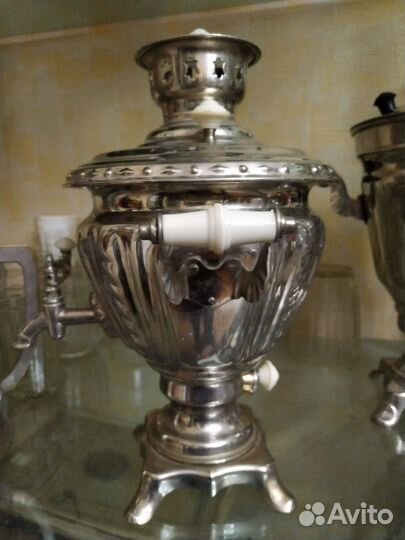 Самовар дровяной маленький