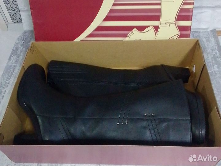 Сапоги женские зимние натуральная кожа 38р