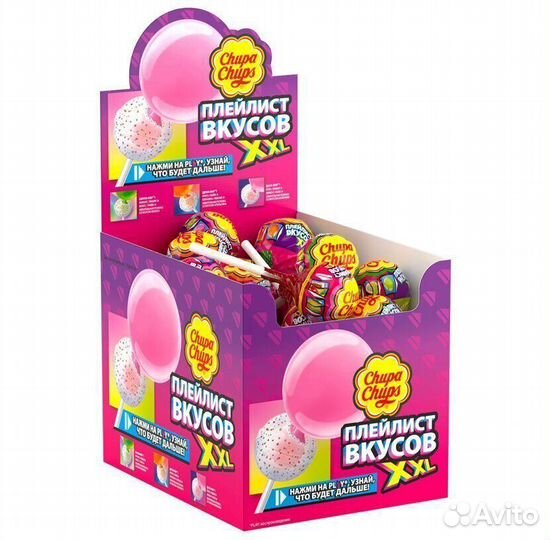 Леденец на палочке Чупа Чупс Плейлист вкусов XXL