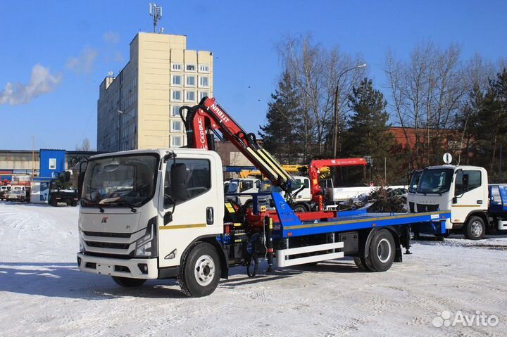 Эвакуатор Ambertruck JM93 с КМУ AMCO VEBA, 2025