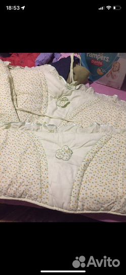 Бортики в детскую кроватку