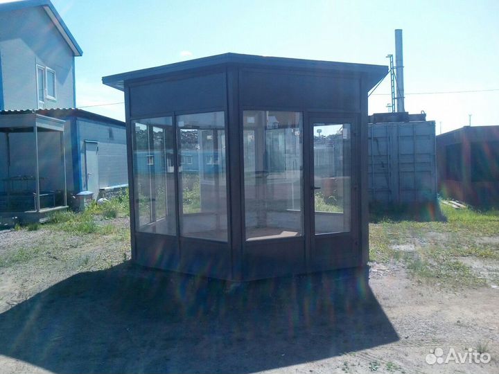 Торговый павильон, шестигранник, 4х4