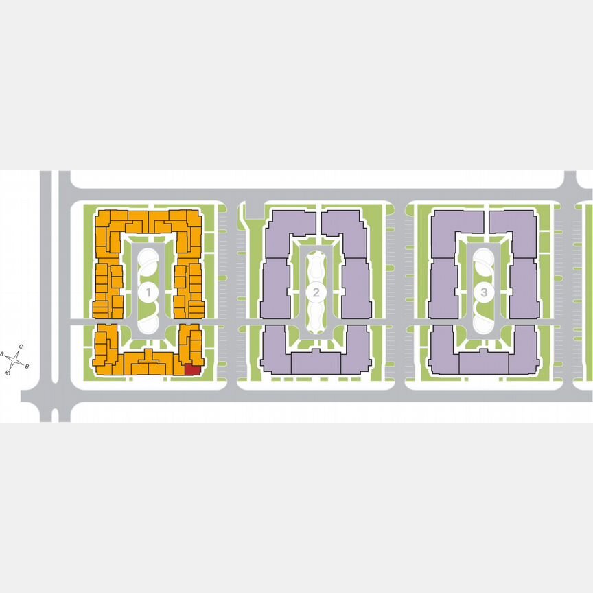 1-к. квартира, 42,9 м², 2/4 эт.