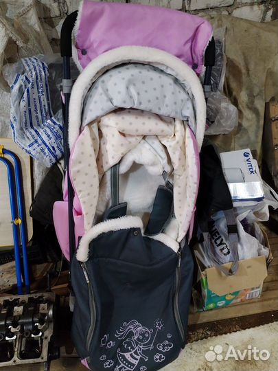 Детские санки коляска