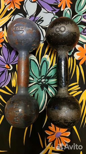 2 Гантели СССР по 8 кг