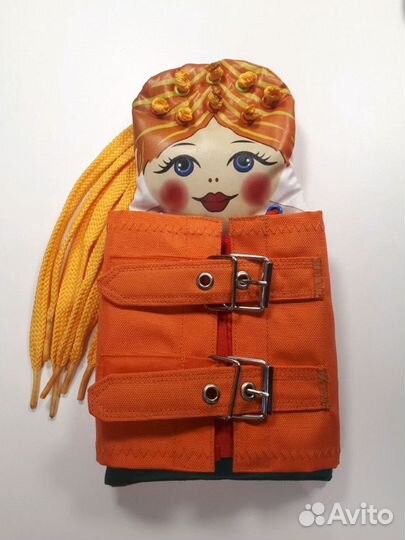 Матрешка-застежка. Монтессори