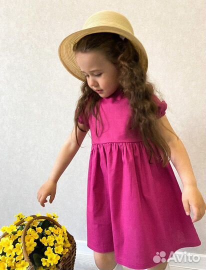 Пакет платьев на девочку 4-5 лет