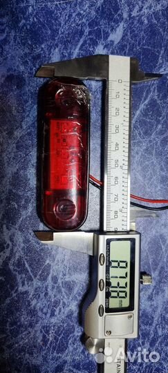 Фонарь габаритный боковой светодиодный 12-24в