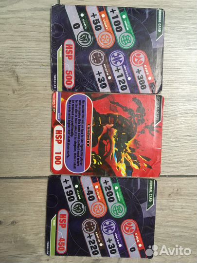 Коллекция карточек Bakugan Bomb-ball