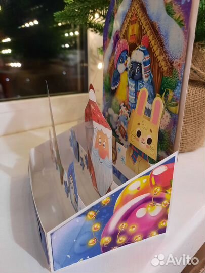 Новогодняя поделка открытка