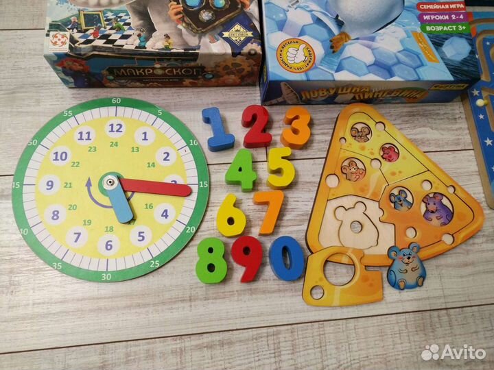 Настольные и развивающие игры