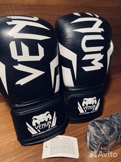 Боксерские перчатки 12 oz кожа