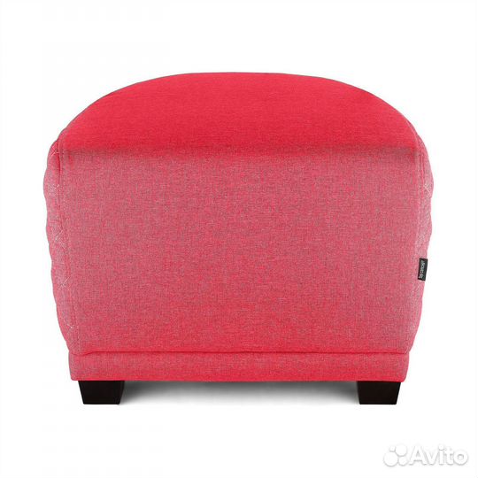 Пуф Tokio, рогожка коралл