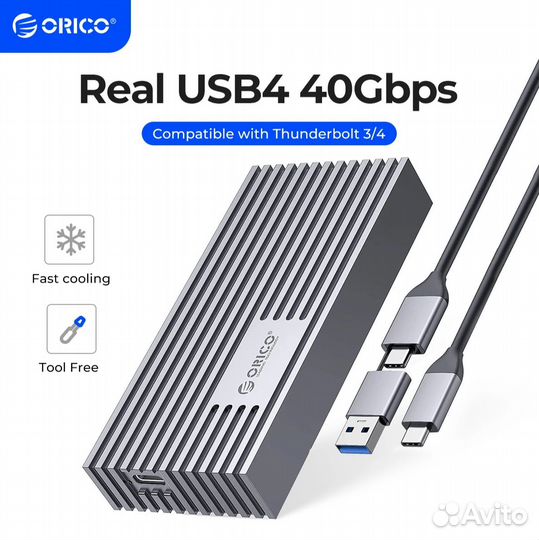 Orico 40 Гбит/с Thunderbolt 3/4/USB корпус для SSD